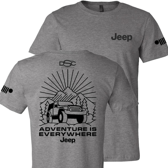 Mens Jeep® Wrangler Burst T-shirt - Triblend Grey - Etsy