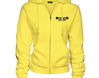 Für Damen Jeep® It's A Jeep Thing Duck Zip Hoodie - Gelb