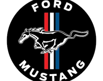 Sticker - Ford Mustang - Round