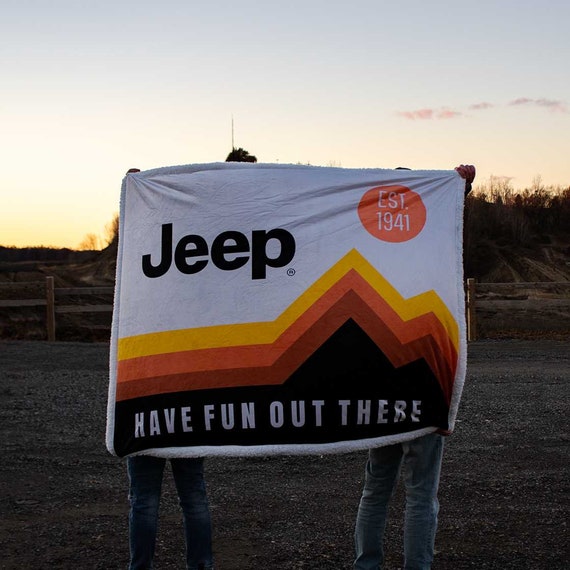 Blanket Jeep Have Fun Out There Etsy