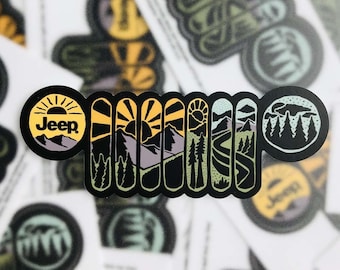 Sticker - Jeep Atomic Grill
