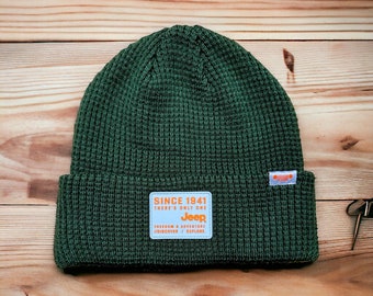 Hat - Jeep Flip Knit Stencil - Green