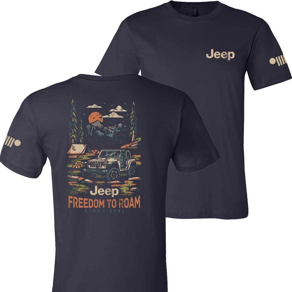 【JEEP】Camping Small Logo Half T-shirt Camping Jeep Shirt - Etsy Canada