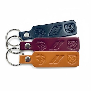 Llavero - Dodge SRT Hellcat y Viper de cuero