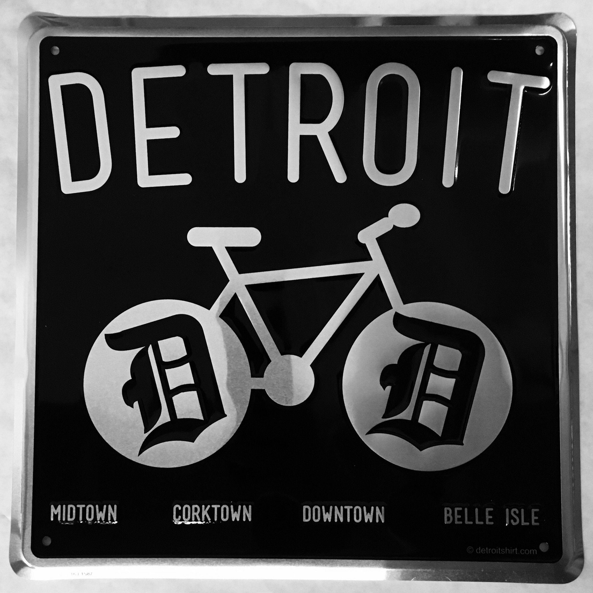 Sign - Detroit Bike - Etsy