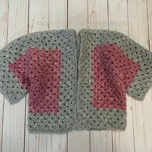 Adorable Crochet Baby Cardigan, Super Soft and Snuggly 6-9 Months