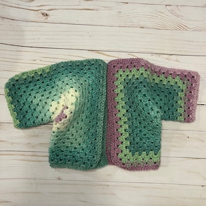 Adorable Crochet Baby Cardigan, Super Soft and Snuggly 3-6 Months