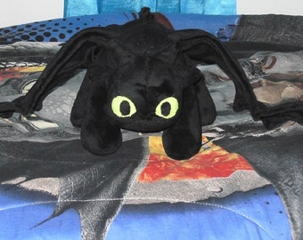 Toothless Night Fury How to Train Your Dragon Inspired Plush Made to Order