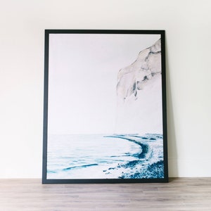 Cliffs of Mons Klint Print - Nature Painting | Large Wall Art