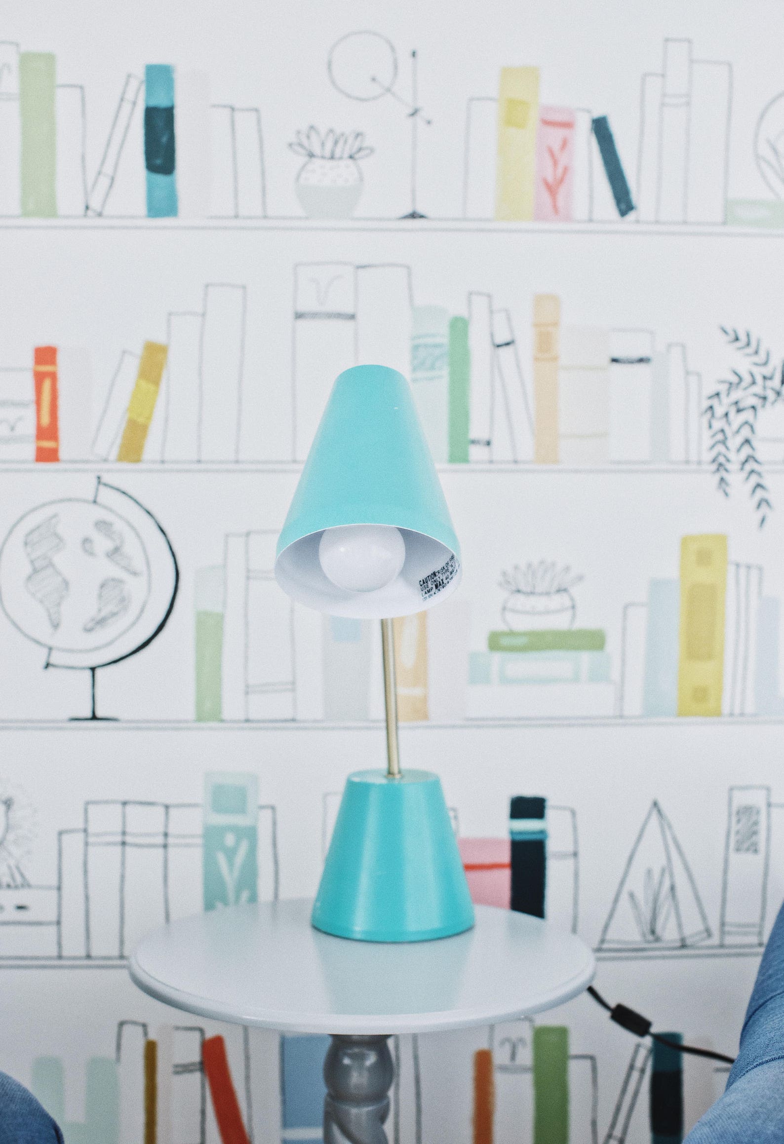 Leo&rsquo;s Library Wallpaper Jillian Harris Library Books | Etsy