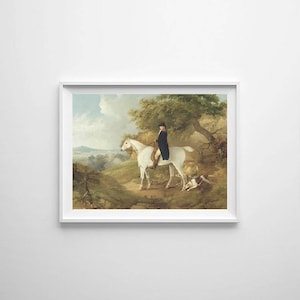 Morland and His Horse Print - Kids Room Wall Art