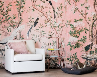 Magnolia Wallpaper - Chinoiserie | Retro Wallpaper