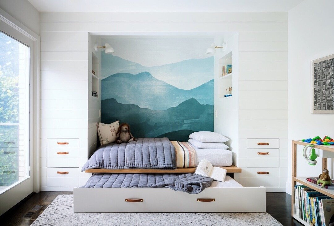 Mountain Mural Wallpaper Large Wall Art - Etsy