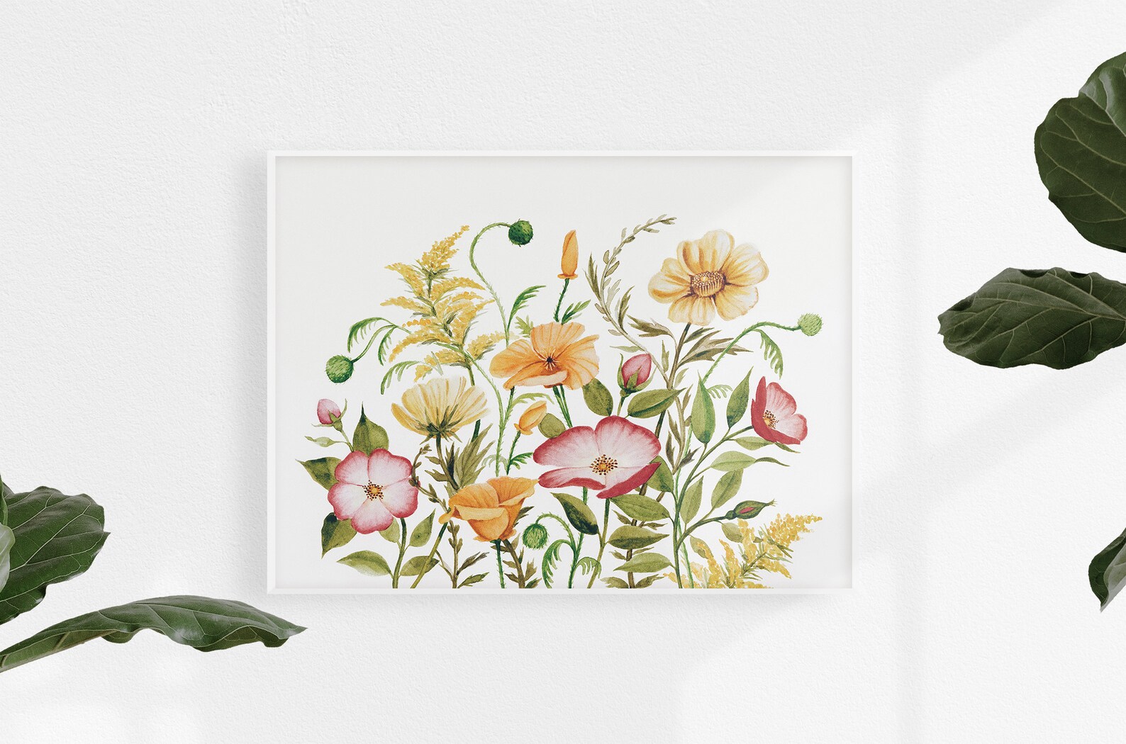 Juniper Wallpaper Large Flower Mural Flower Pattern Wall | Etsy