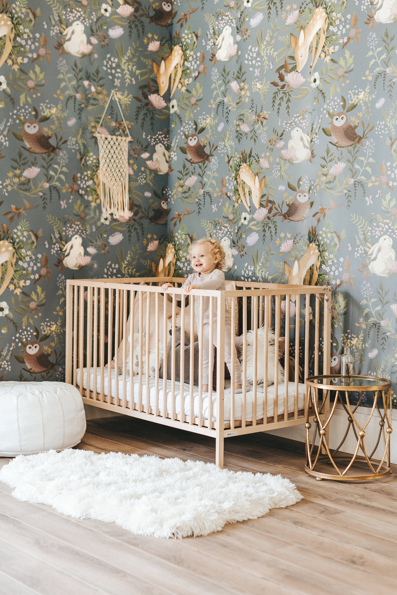mini galblaas binnen Prachtig behang voor in de babykamer | HomeDeco.nl