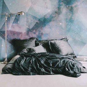 Constellation Mural Space Wallpaper Galaxy Art image 1