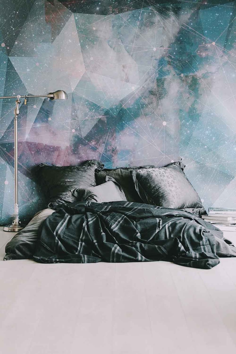 Constellation Mural Space Wallpaper Galaxy Art image 1