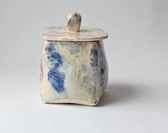 Pastel Ceramic Jar