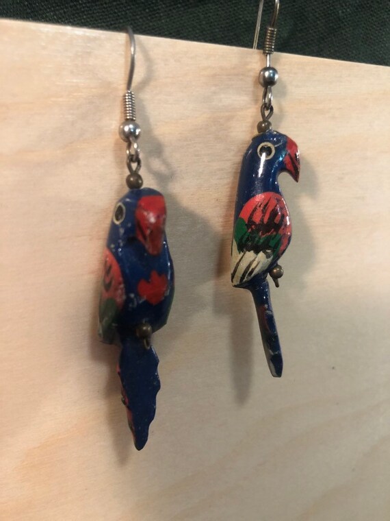 Parrot earrings