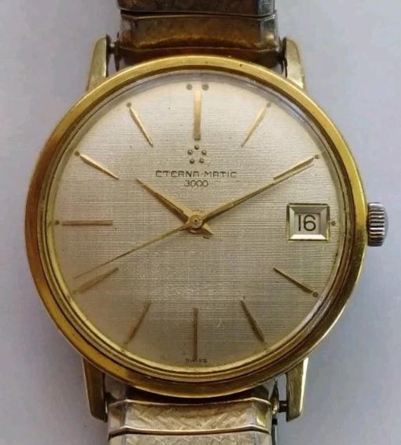 Eterna Matic 3000 Automatic 18k Solid Gold. 746T.… - image 1