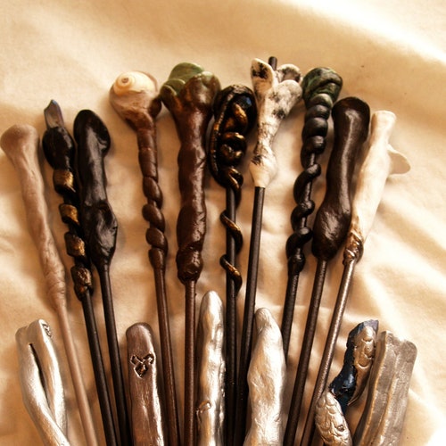 Personalised Wizard/witch Wands Fan Art Wand Custom Made Etsy UK