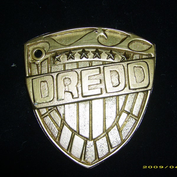 Judge Dredd Inspired Badge