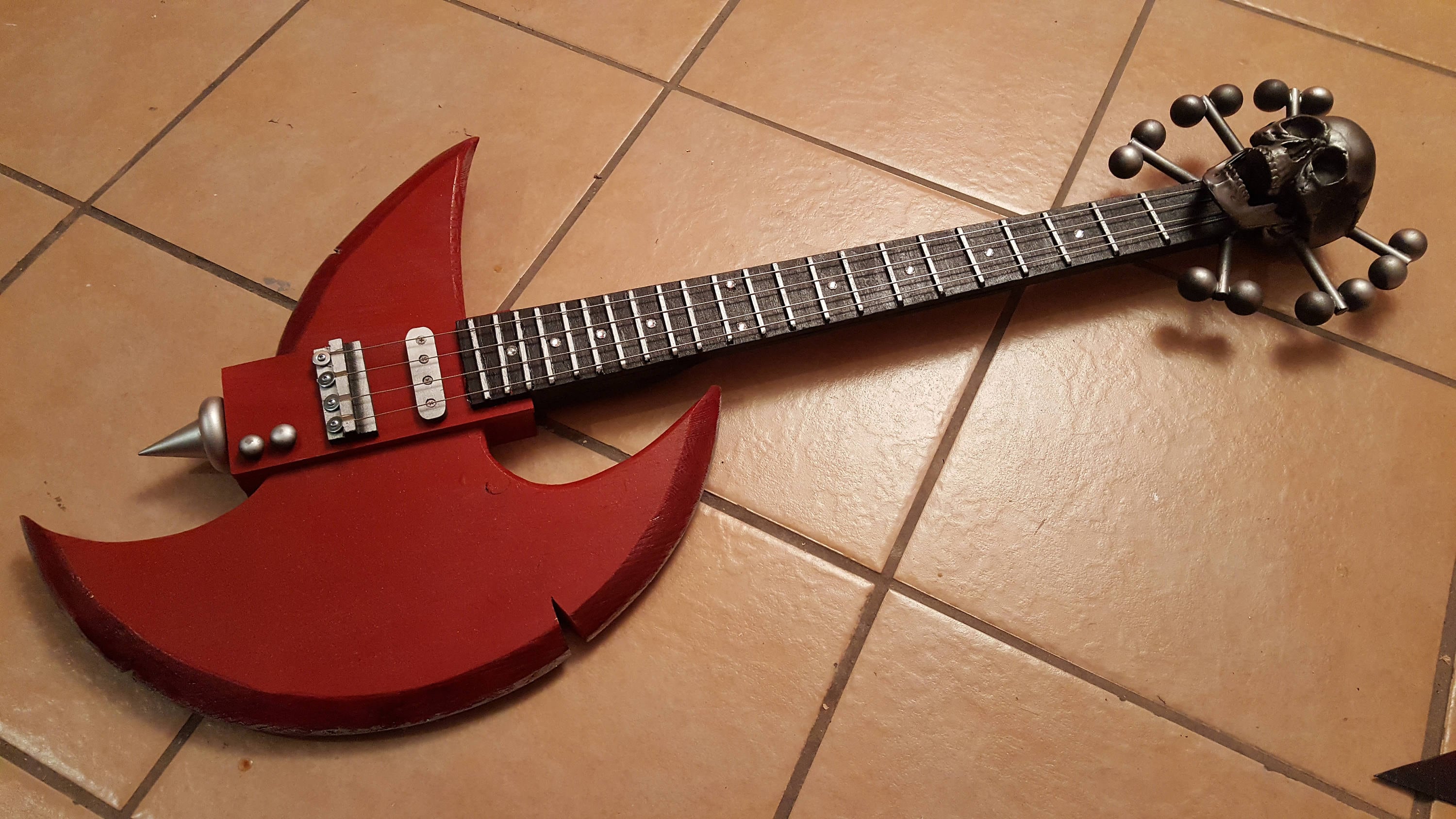 Marshall Lee Guitar Wood Prop Replica Life Size - Etsy UK