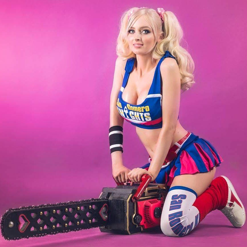 Juliet Lollipop Chainsaw (Jessica Nigri) Art Print by MaxGunner44