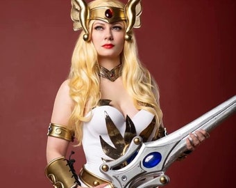 36&quot; - SHE-RA SWORD -Wood replica (Silver or Gold) Non-Harmful Toy
