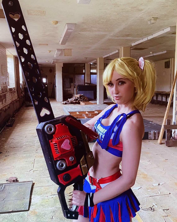 Lollipop Chainsaw Juliet Starling Cosplay Costume Halloween Party