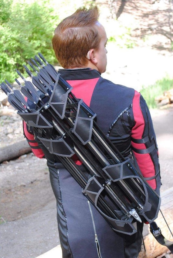 Hawkeye QUIVER ONLY Age of Ultron Inspired Design With 19 Carbon Fiber  Arrows - Etsy