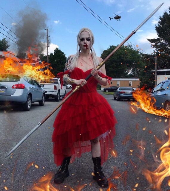 Harley Quinn Inspired Javelin Etsy
