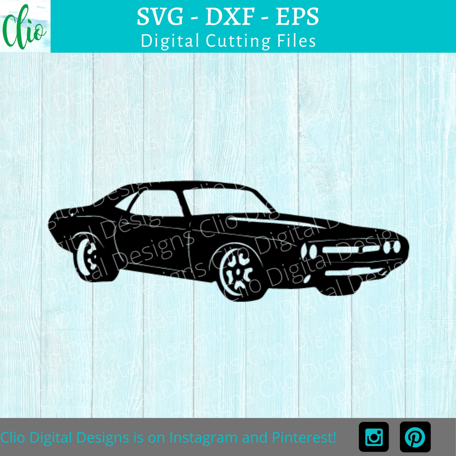 Dodge Challenger SVG Bundle Muscle Car SVG Cut Files for | Etsy