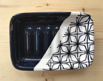 Soap Dish - Geometric Pattern