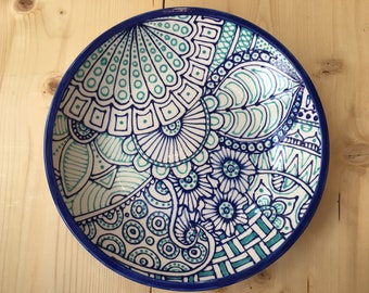 Perfect Platter - Zentangle Pattern