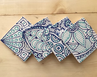 Coasters - Zentangle Pattern