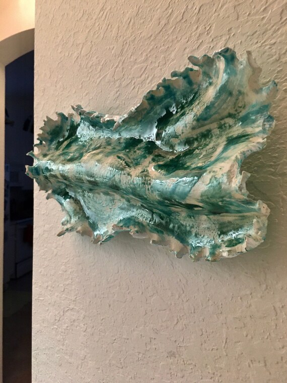Ceramic Wall Wave Ceramic Wall Hanging Ceramic Wall Art Etsy