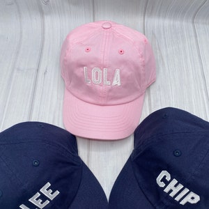 Monogrammed Kids Baseball Hat, Personalized Youth Baseball Hat, Monogrammed Baby Baseball Cap, Toddler Hats