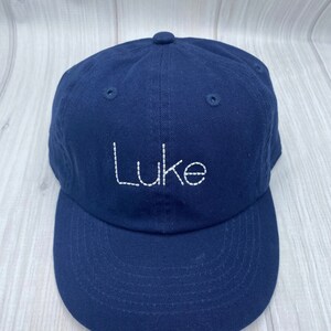 Personalized Kids Baseball Hat, Monogrammed Toddler Baseball Hat,  Youth Baseball Cap