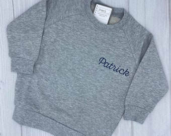 Personalized Kids Sweatshirt, Monogrammed Kids Sweatshirt, Toddler Sweatshirt, Kids monogram sweater