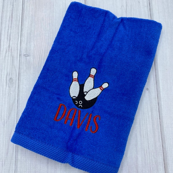 Custom Bowling Towel Etsy