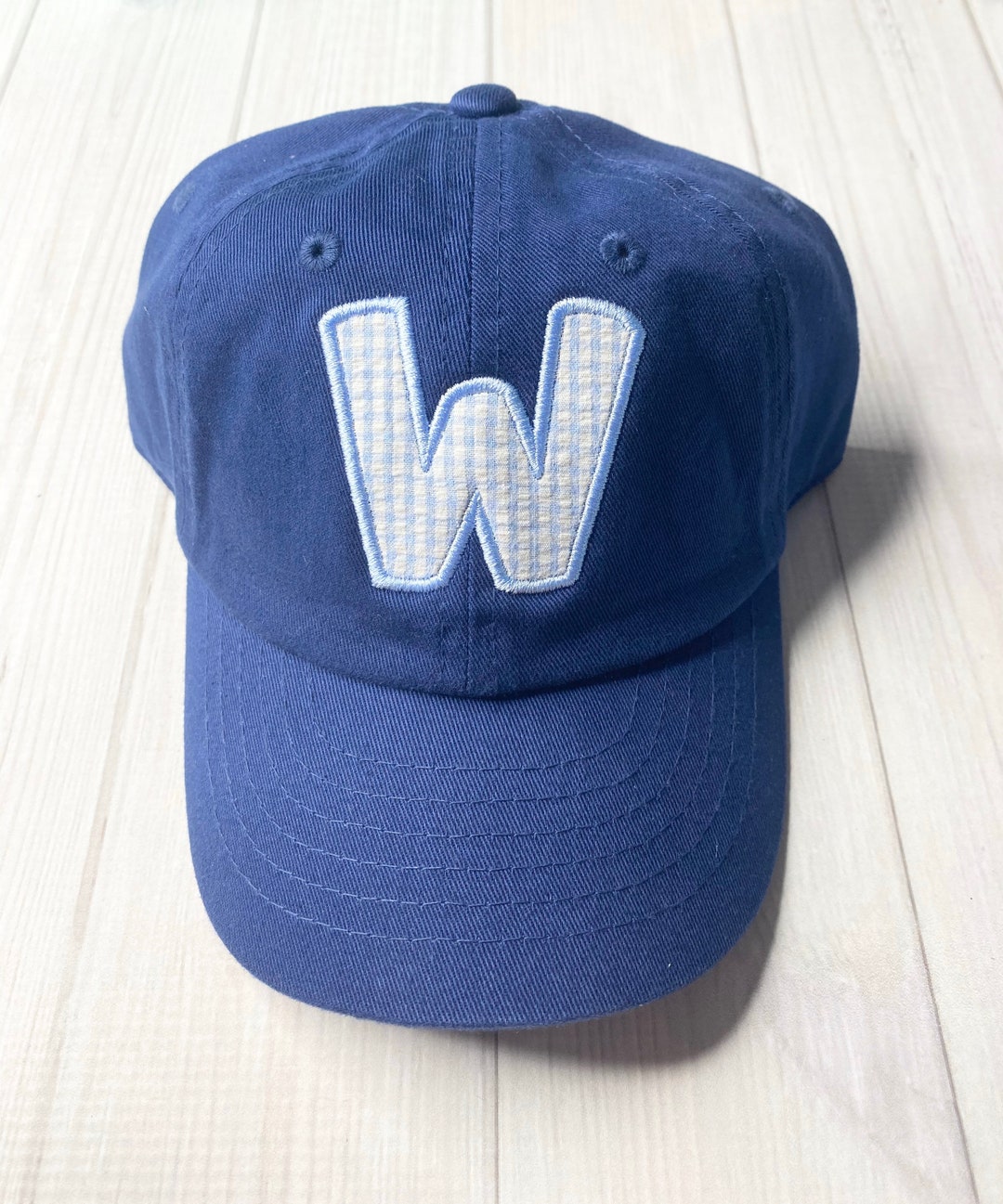 Monogrammed Appliqué Kids Baseball Hat, Personalized Youth Baseball Hat