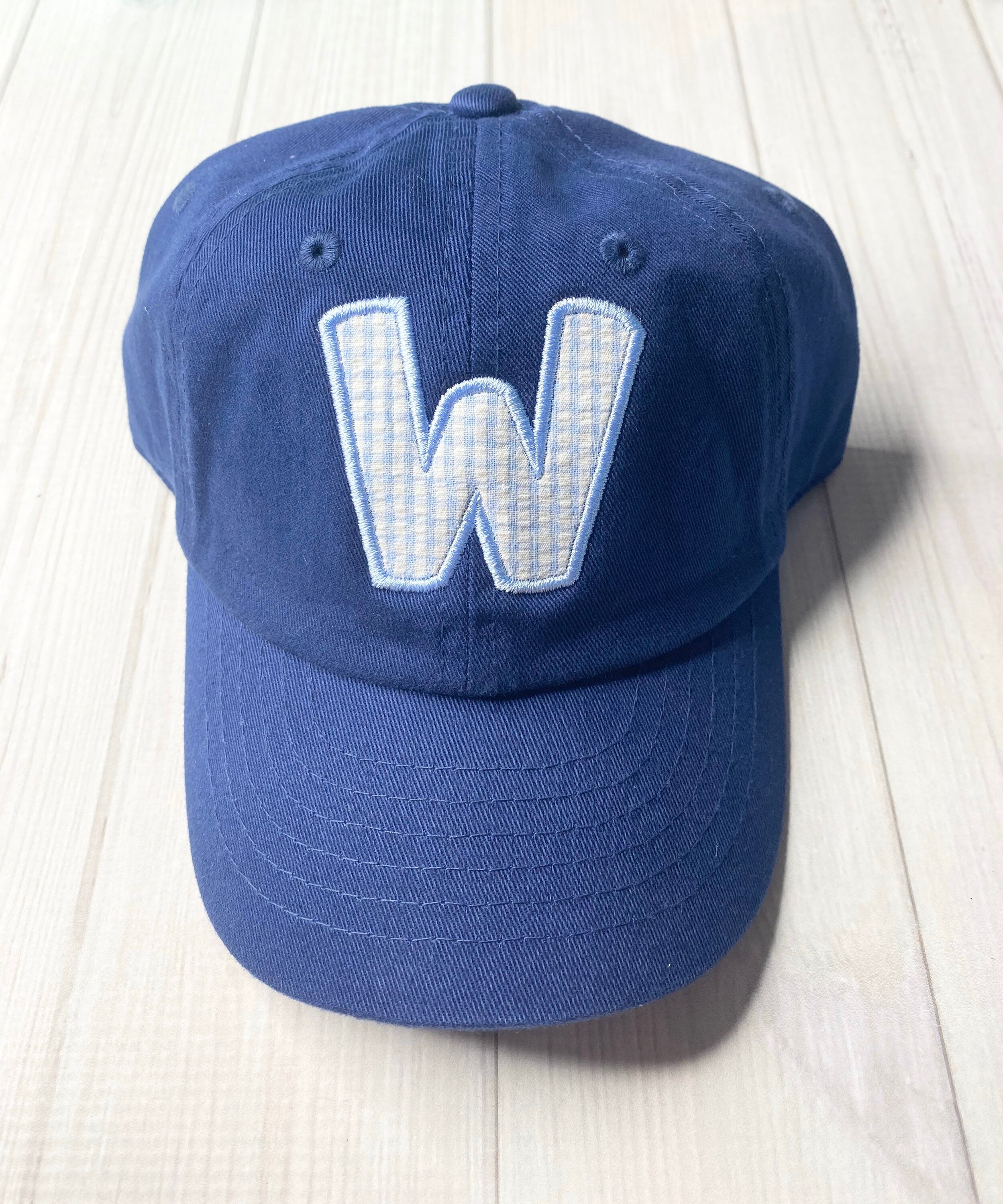 Monogrammed Appliqué Kids Baseball Hat, Personalized Youth Baseball Hat, Baby Baseball Cap, Toddler Hats