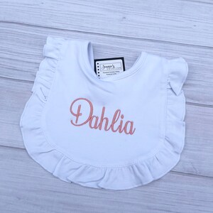 Embroidered Baby Bib, Personalized Baby Bib, Baby Shower Gift, Personalized Baby Girl Bib, Baby Girl Gift, Personalized baby boy bib