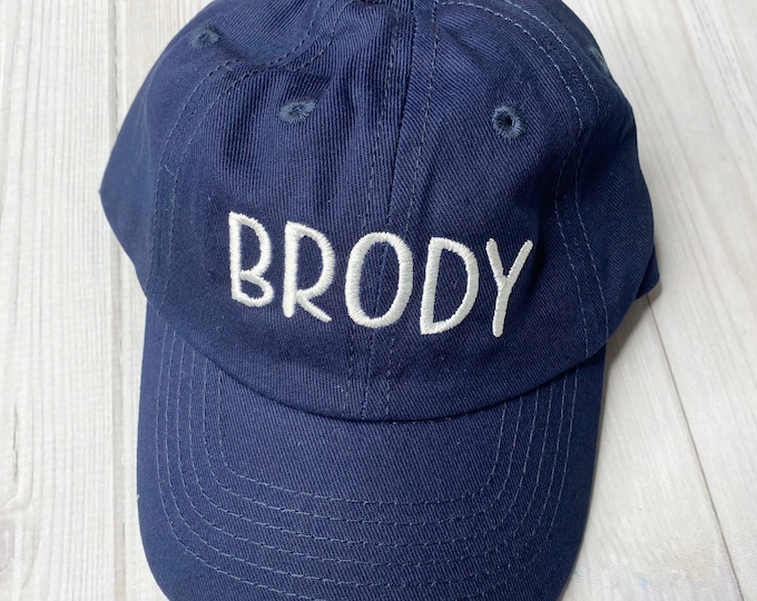 Monogrammed Infant Baseball Hat Personalized Infant Baseball Etsy