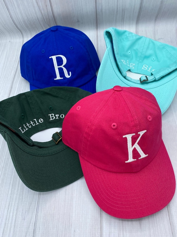 Monogrammed Kids Baseball Hat 