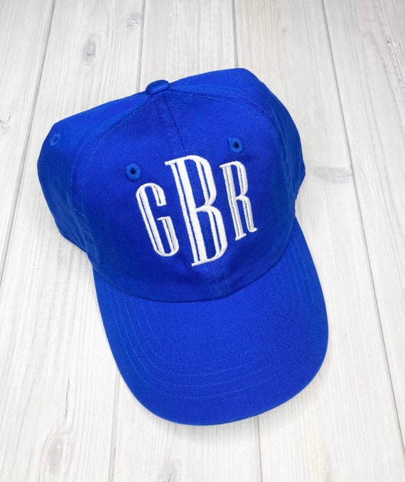 Monogrammed baby baseball cap on sale