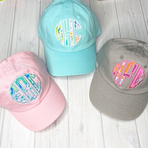 Monogrammed Appliqué Kids Baseball Hat, Personalized Youth Baseball Hat, Baby Baseball Cap, Toddler Hats