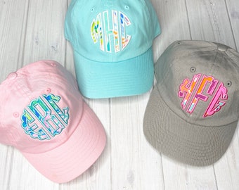 Monogrammed Hat Personalized Baseball Cap Southern Girl Hat Personalized Hat Monogrammed Baseball Caps