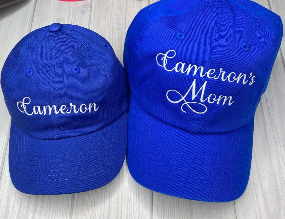 Monogrammed Adult Vintage Baseball Hat Personalized Women Etsy